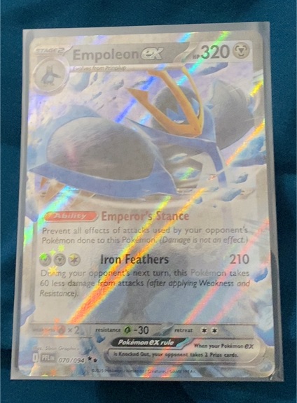 Empoleon ex 070/094 Phantasmal Flames — front