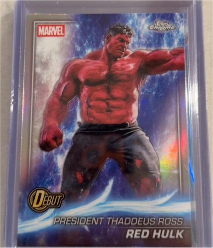 2025 Topps Chrome Marvel Studios #171 President Thaddeus Ross Red Hulk — front
