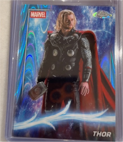 2025 Topps Chrome Marvel Studios #10 Thor — front