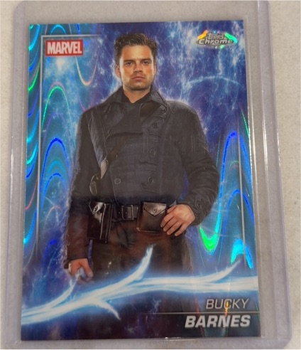 2025 Topps Chrome Marvel Studios #26 Bucky Barnes — front