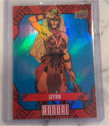 2023-24 Upper Deck Marvel Annual #74 Scythia — front