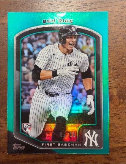 2025 Topps Update #US25 Ben Rice — front