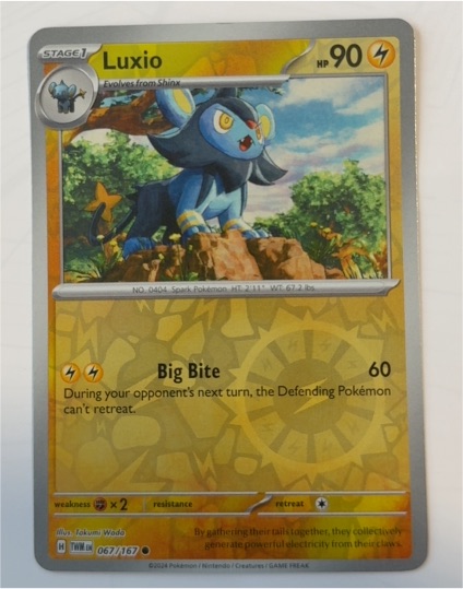 2024 Pokémon SV06: Twilight Masquerade #067 Luxio — front