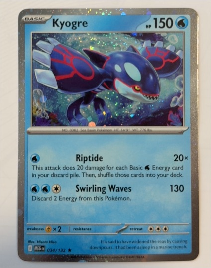 2026 Pokémon #034 Kyogre — front
