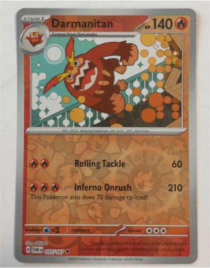 2024 Pokémon Scarlet & Violet Twilight Masquerade #35 Darmanitan — front