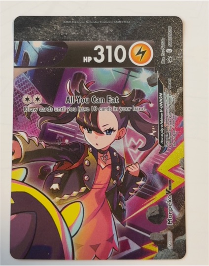 2023 Pokémon SWSH Black Star Promo #SWSH288 Morpeko V-Union — front
