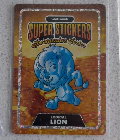 2026 VeeFriends Super Stickers Spectacular Series #5 Logical Lion — front