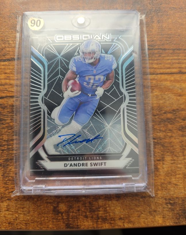 2020 Panini Obsidian #115 D'Andre Swift — front