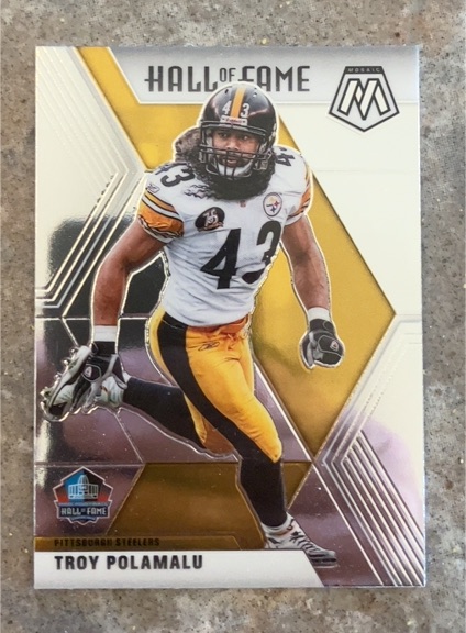 2020 Panini Mosaic #281 Troy Polamalu — front