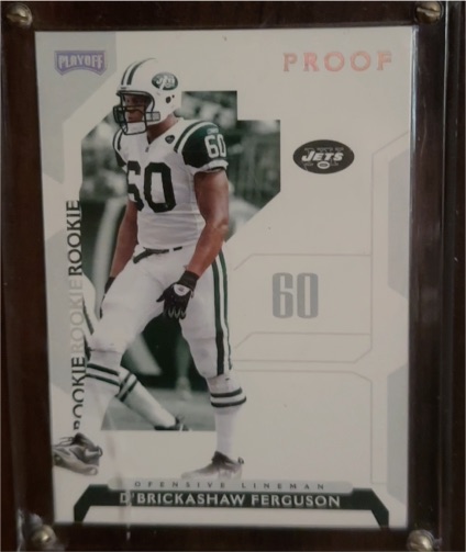 2006 Playoff #60 D'Brickashaw Ferguson Rookie Proof — front