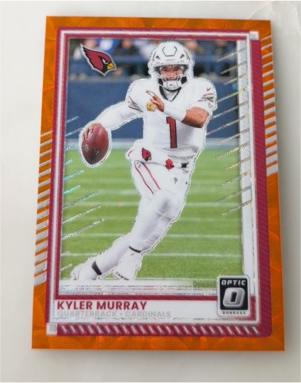 2024 Panini Donruss Optic #1 Kyler Murray Orange Prizm — front