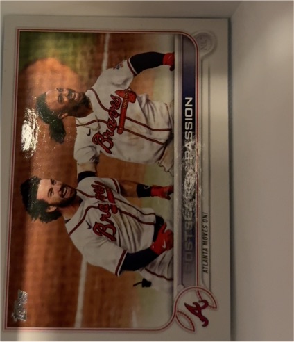 2022 Topps Series 2 #342 Atlanta Braves Postseason Passion — front
