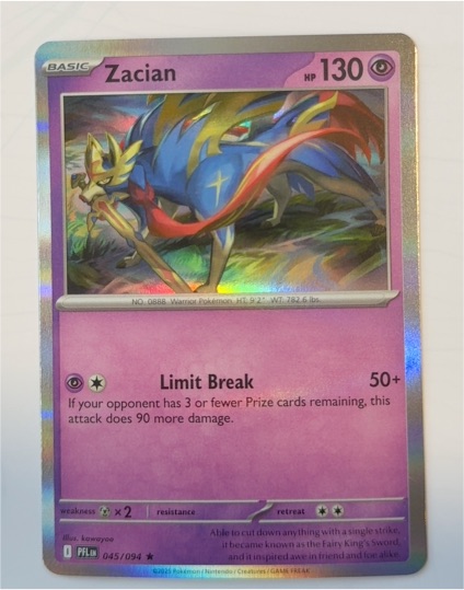 2025 Pokémon #045 Zacian — front