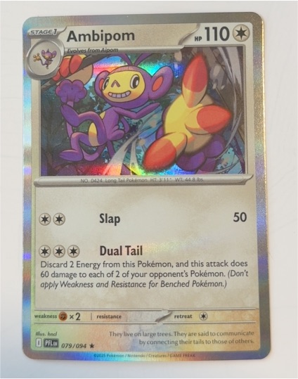 2025 Pokemon TCG ME02: Phantasmal Flames #079 Ambipom — front