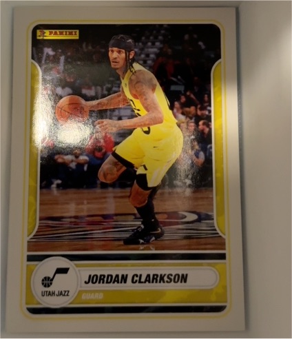2023-24 Panini NBA Sticker & Card Collection #35 Jordan Clarkson — front