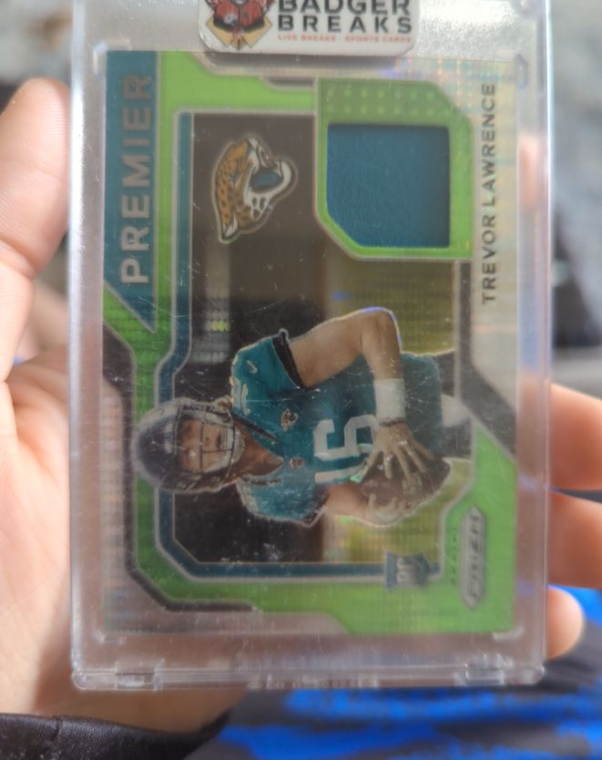 2021 Panini Prizm Premier #PJ-1 Trevor Lawrence — front