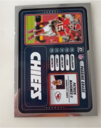 2025 Panini Donruss Optic #5 Patrick Mahomes II Passing Grade — front