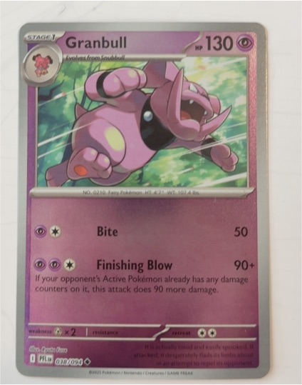 Pokémon ME02 Phantasmal Flames #038 Granbull — front