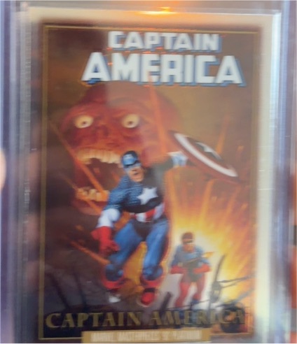 2024 Marvel Masterpieces '92 Captain America #FC-8 — front