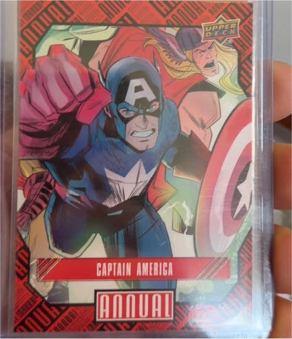 2023 Upper Deck Marvel Annual #8 Captain America — front