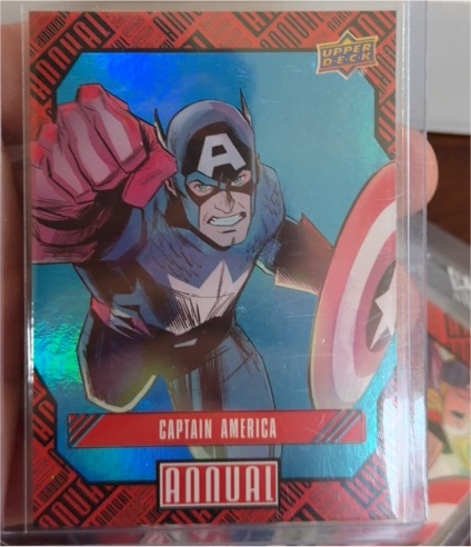 2023-24 Upper Deck Marvel Annual #8 Captain America — front