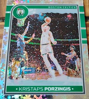 2024-25 Panini NBA Hoops #9 Kristaps Porzingis — front