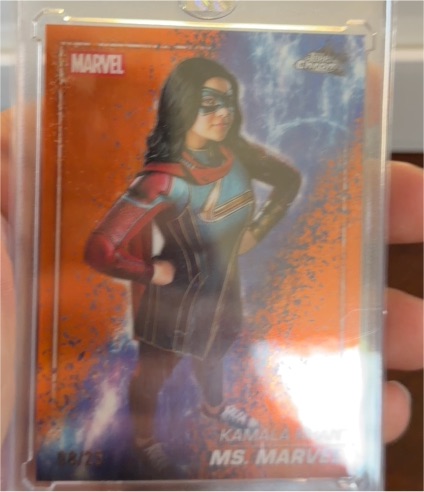 2025 Topps Chrome Marvel Studios #136 Kamala Khan Ms. Marvel — front