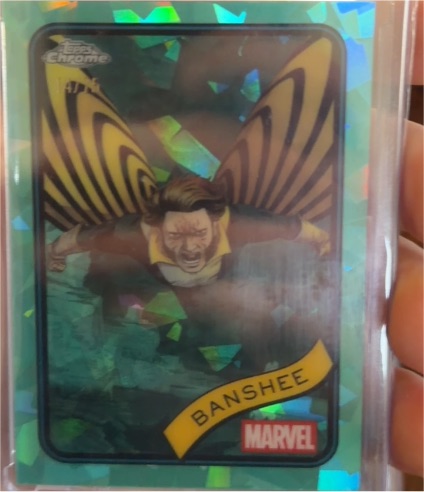 2025 Topps Chrome Marvel Sapphire #38 Banshee — front