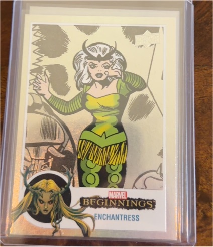 2022 Upper Deck Marvel Beginnings Vol 2 Series 1 Flipped FX #FFX27 Enchantress — front