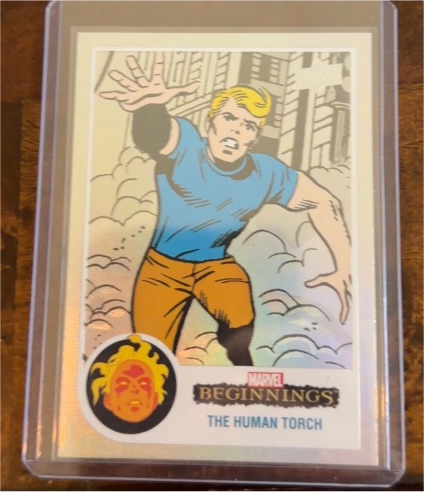 2022 Upper Deck Marvel Beginnings Vol. 2 Series 1 #5 The Human Torch — front