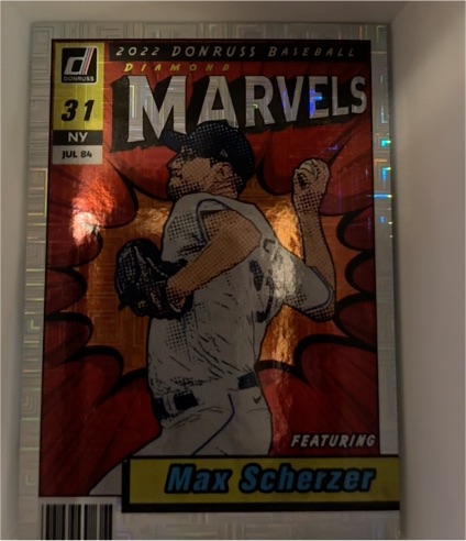 2022 Donruss Baseball #M-5 Max Scherzer — front