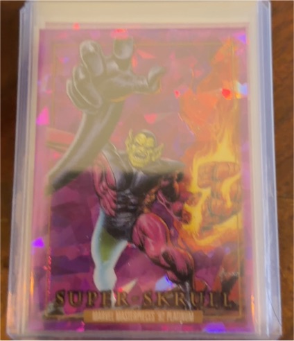 2024 Marvel Masterpieces '92 Platinum #84 Super Skrull — front