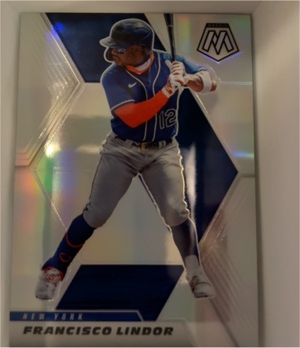 2021 Panini Mosaic #101 Francisco Lindor — front