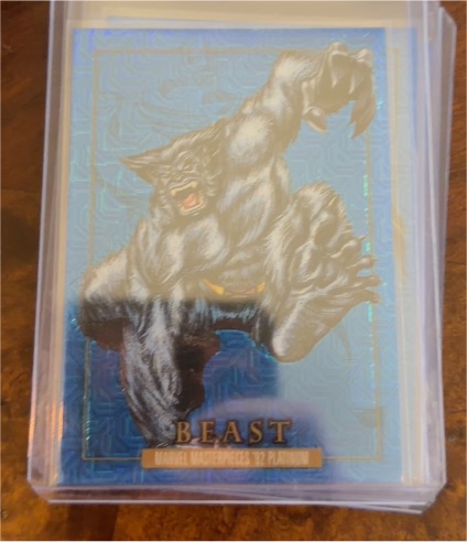 2024 Marvel Masterpieces '92 Platinum #7 Beast — front