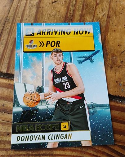 2024-25 Panini NBA Hoops Arriving Now #22 Donovan Clingan — front