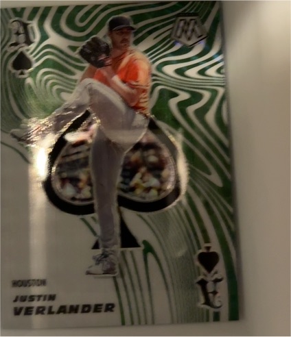 2021 Panini Mosaic #ACE7 Justin Verlander Aces — front