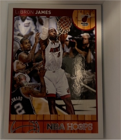 2013-14 Panini NBA Hoops #62 LeBron James — front