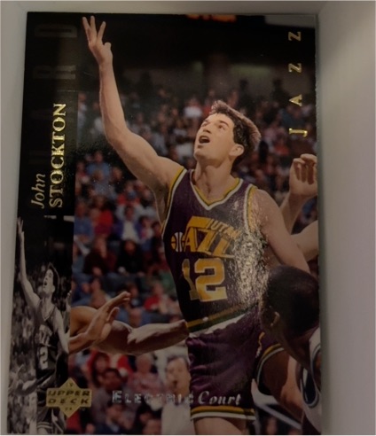 1994-1995 Upper Deck #90 John Stockton — front