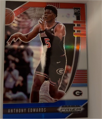 2020 Panini Prizm Draft Picks #41 Anthony Edwards — front