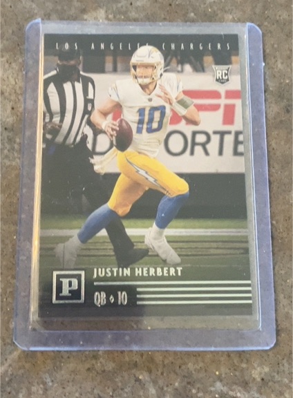 2020 Panini Chronicles #PA-3 Justin Herbert — front