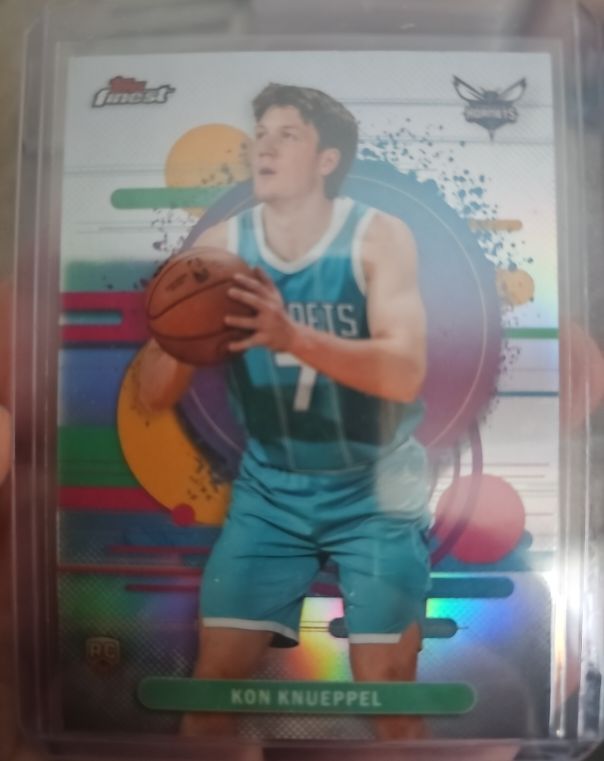 2026 Topps Finest #104 Kon Knueppel — front
