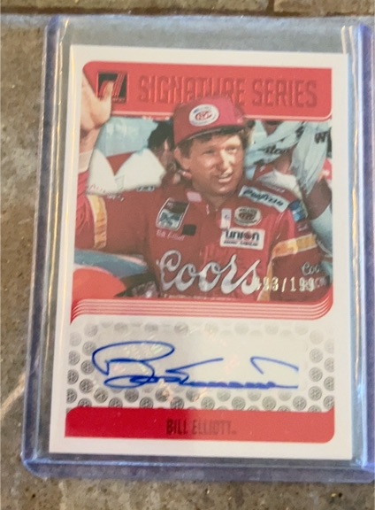 2019 Panini Donruss Signature Series #SS-BE Bill Elliott — front