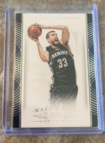 2014 Panini National Treasures #33 Marc Gasol — front