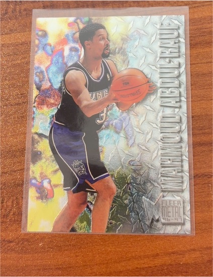 1996-97 Fleer Metal #209 Mahmoud Abdul-Rauf Sacramento Kings — front