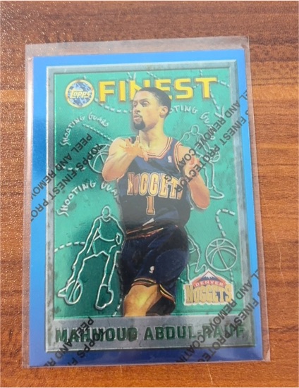 1995-96 Topps Finest #182 Mahmoud Abdul-Rauf — front