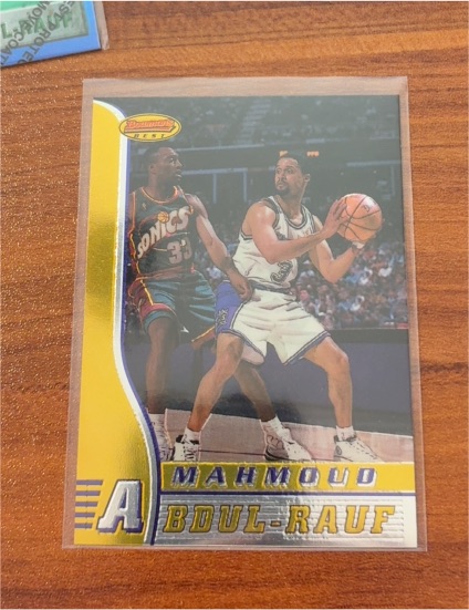 1996-97 Bowman's Best #6 Mahmoud Abdul-Rauf — front
