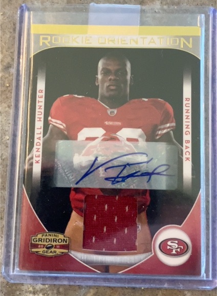 2011 Panini Gridiron Gear Rookie Orientation #26 Kendall Hunter — front