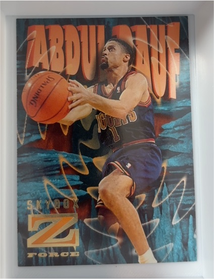 1996-97 Skybox Z-Force #22 Mahmoud Abdul-Rauf — front