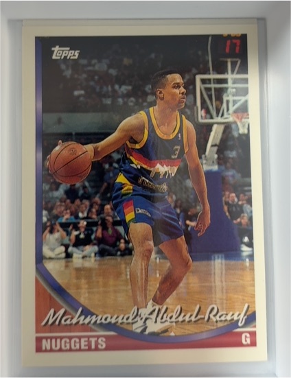 1993-94 Topps #112 Mahmoud Abdul-Rauf — front