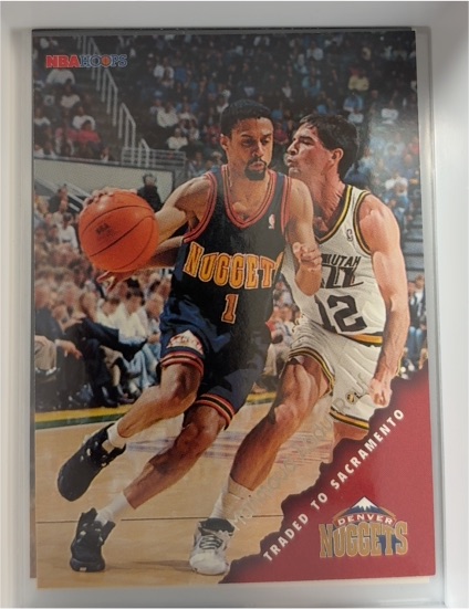 1996-97 NBA Hoops #39 Mahmoud Abdul-Rauf — front